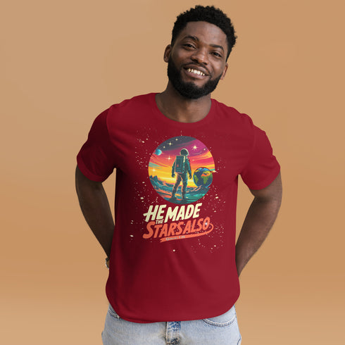 He Made The Stars Also Christian Bible Verse T-Shirt